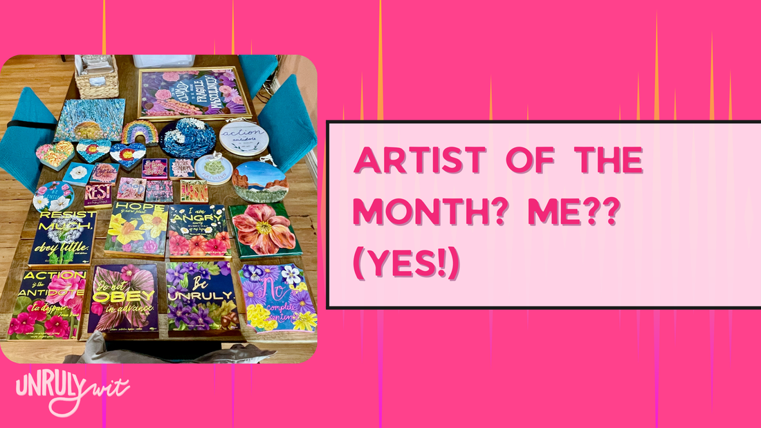 Canyon Coffee's May Artist of the Month: It's Me!