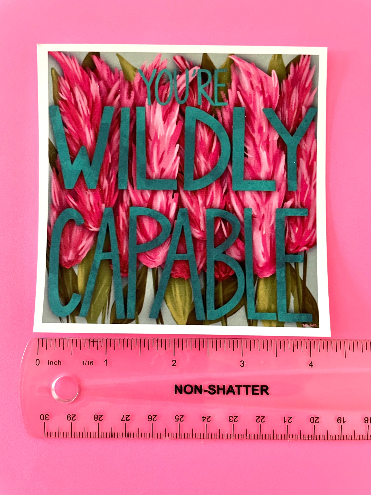 Sweary Affirmation 4” Prints - Unframed