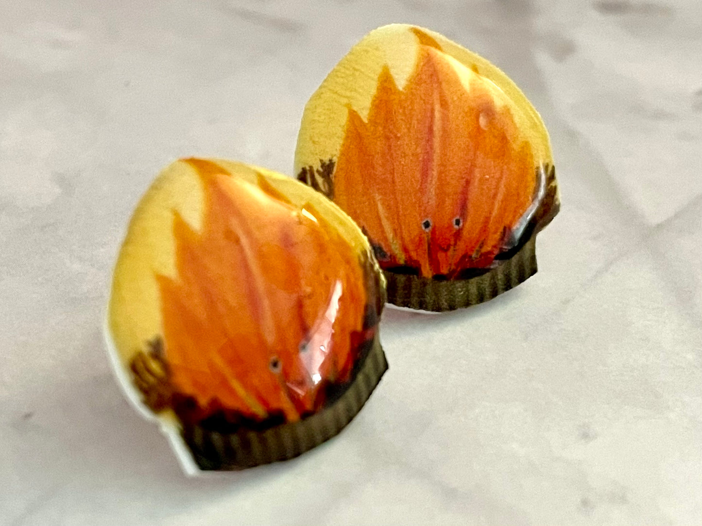 Little Fire Stud Earrings