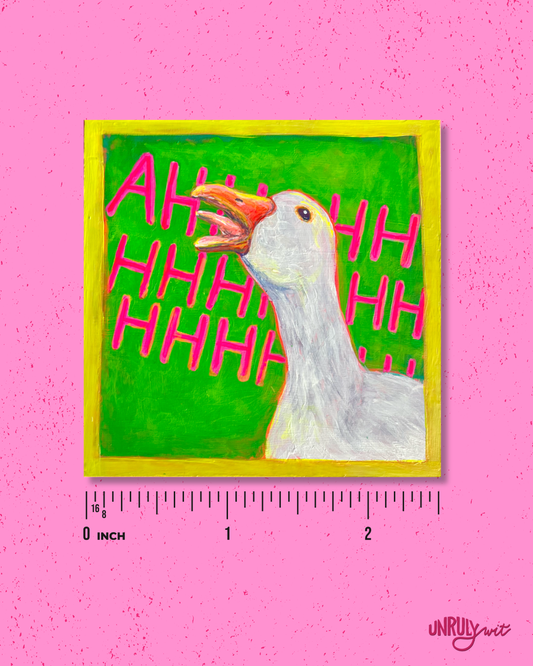 Screaming Goose 2.5" Vinyl Sticker