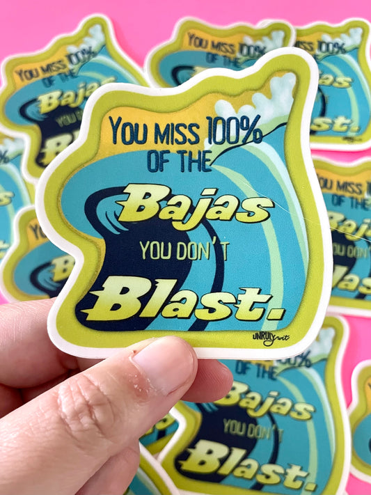 Baja That Blast Sticker