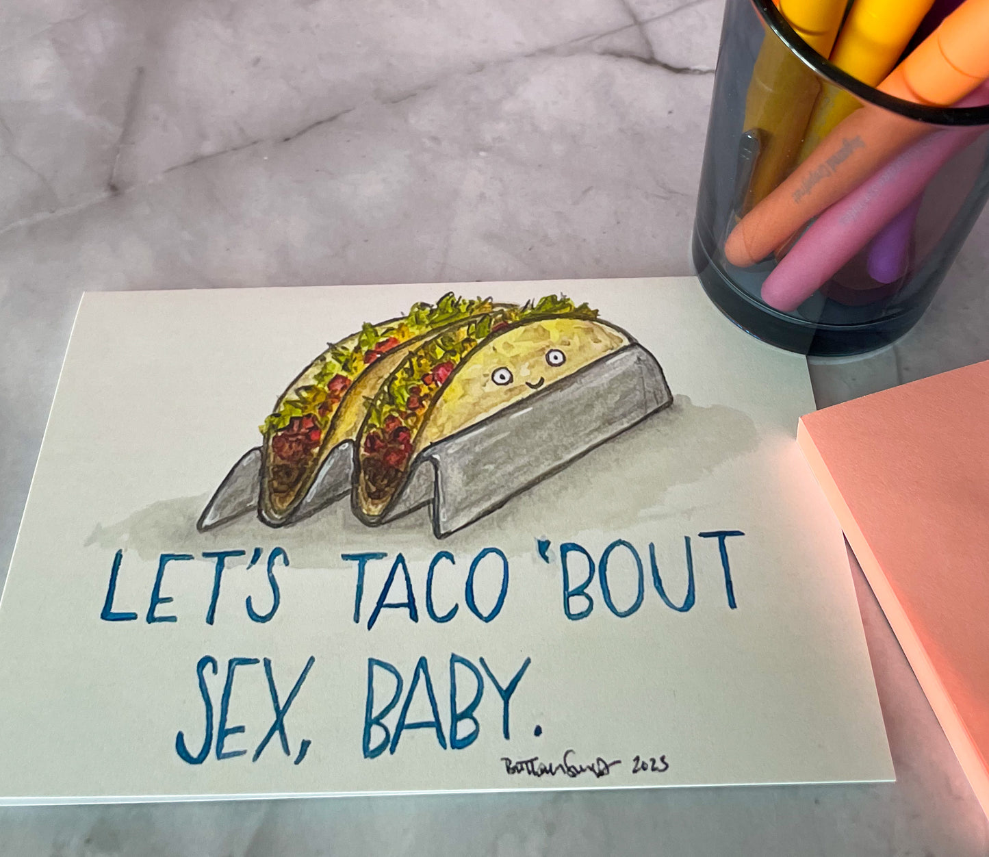 Let’s Taco ‘Bout Sex, Baby Card