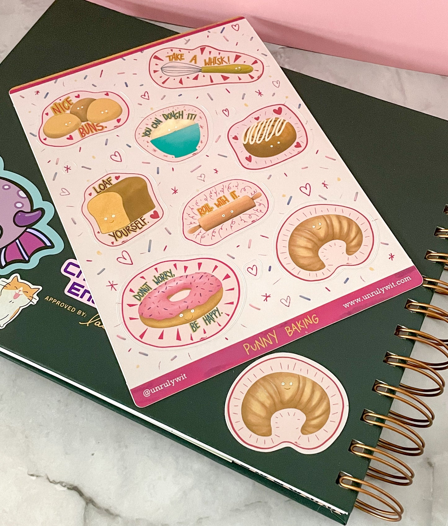 Punny Baking Sticker Sheet