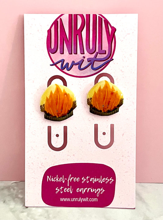 Little Fire Stud Earrings