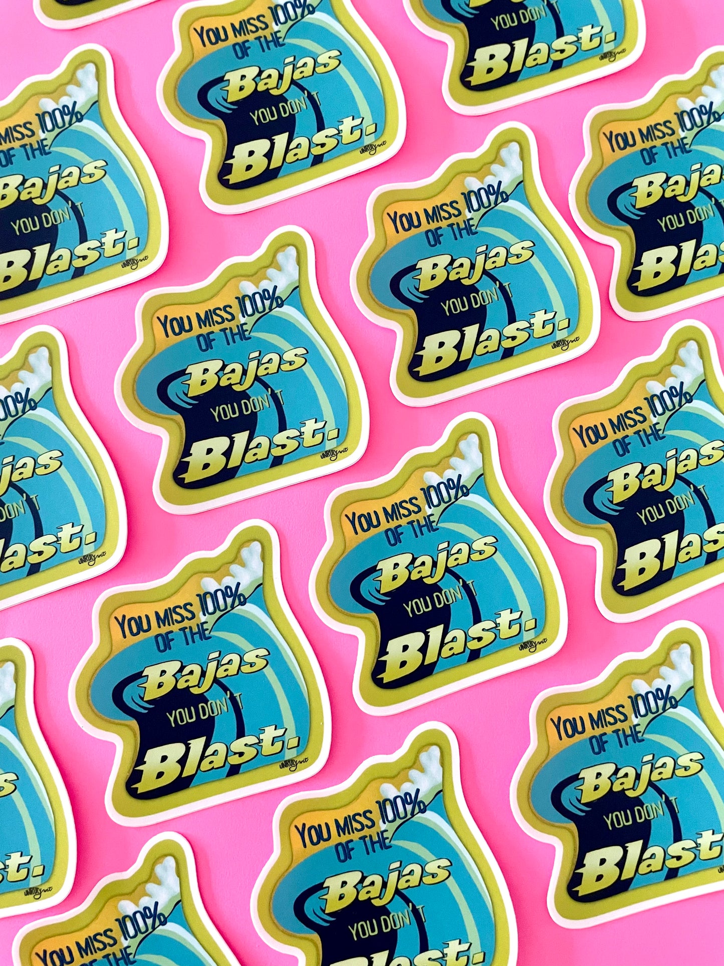 Baja That Blast Sticker