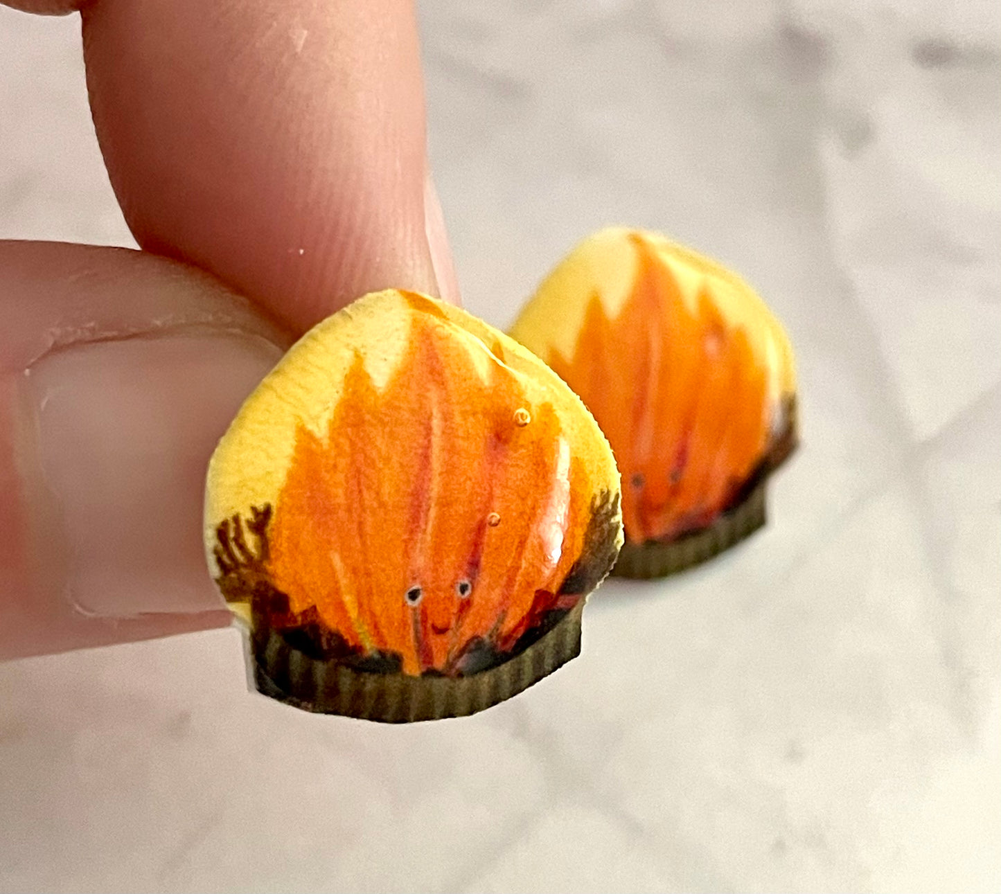 Little Fire Stud Earrings