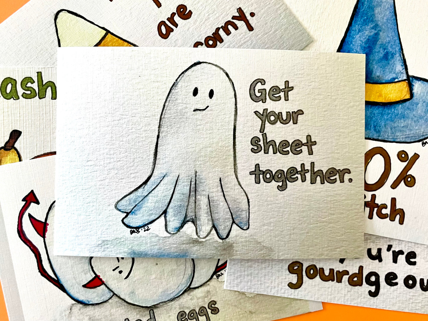 Halloween Pun Cards