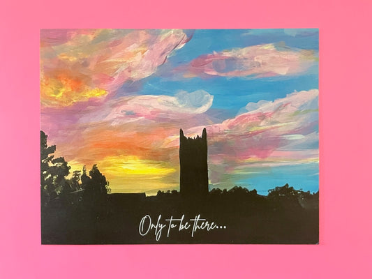 Wellesley College Only to Be There Card