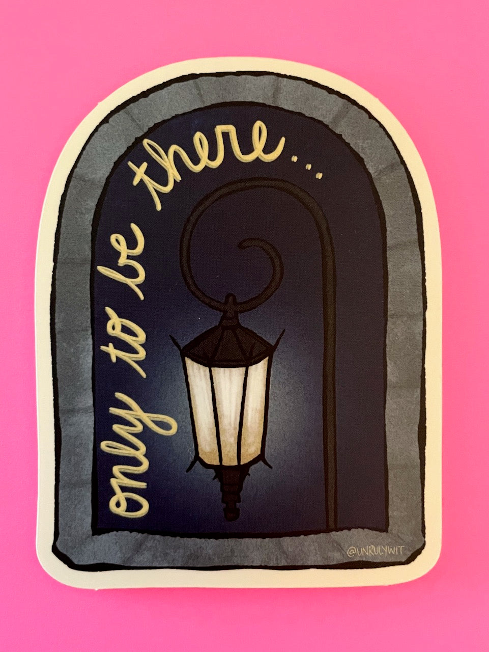 Only To Be There Wellesley College Sticker