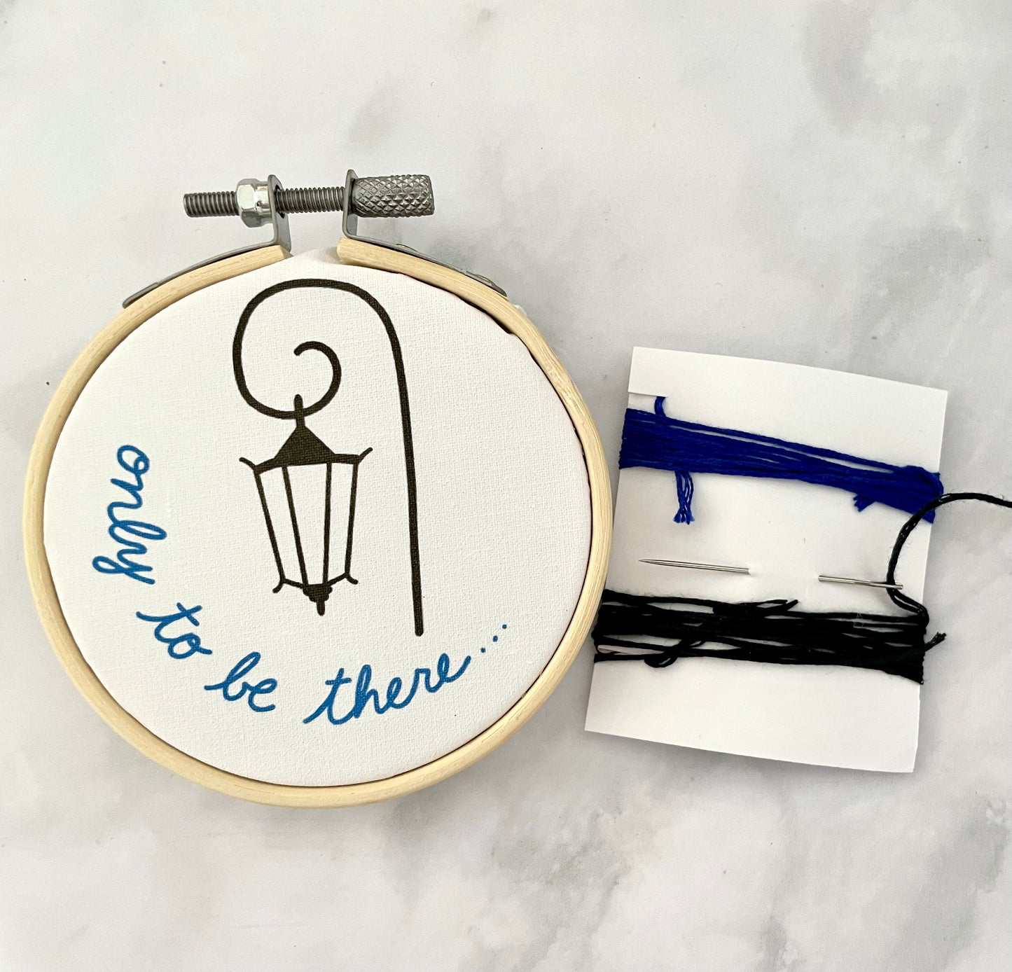 Wellesley College “Only To Be There” Embroidery Kit