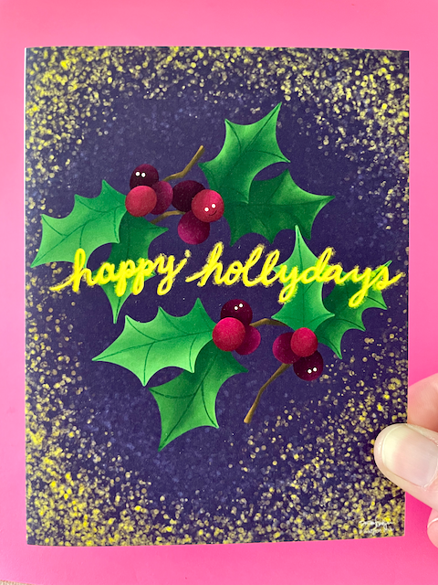 Happy Hollydays Card