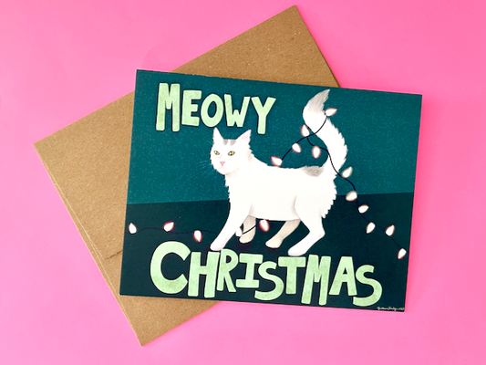 Meowy Christmas Card