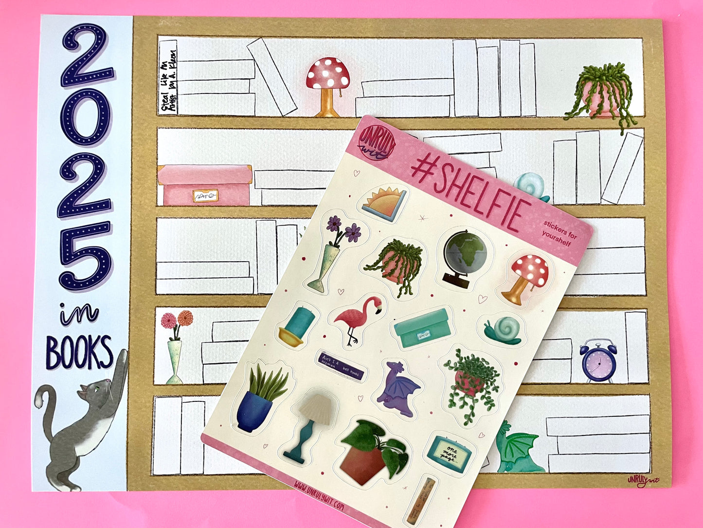 2025 in Books 9"x12" Tracker