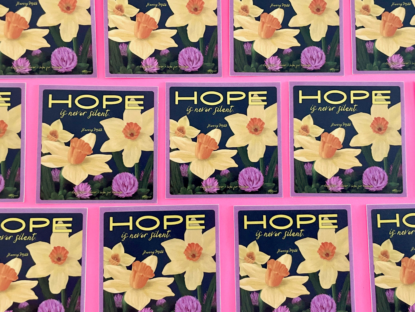 Hope is Never Silent - A Beautiful Resistance Sticker