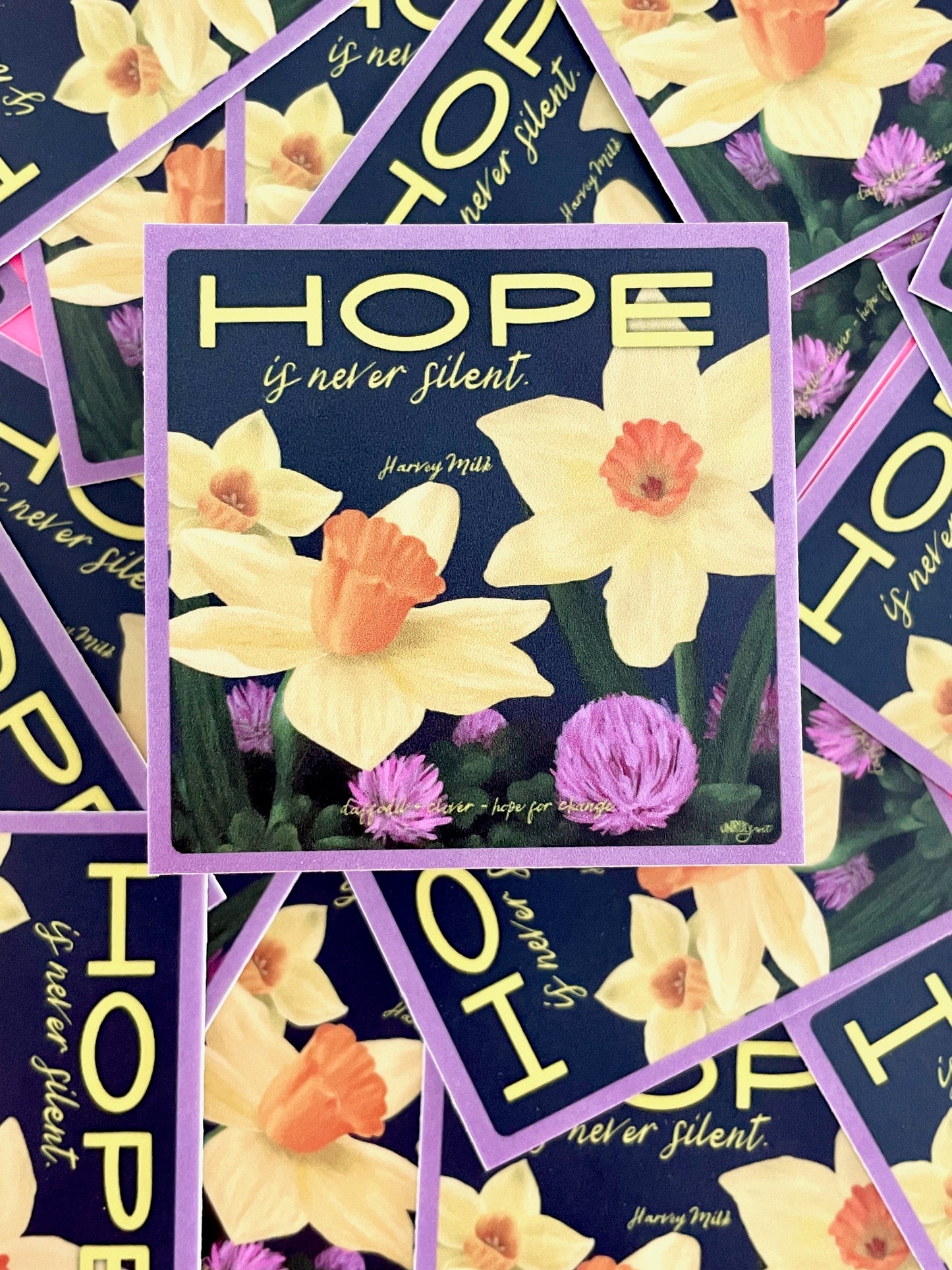 Hope is Never Silent - A Beautiful Resistance Sticker