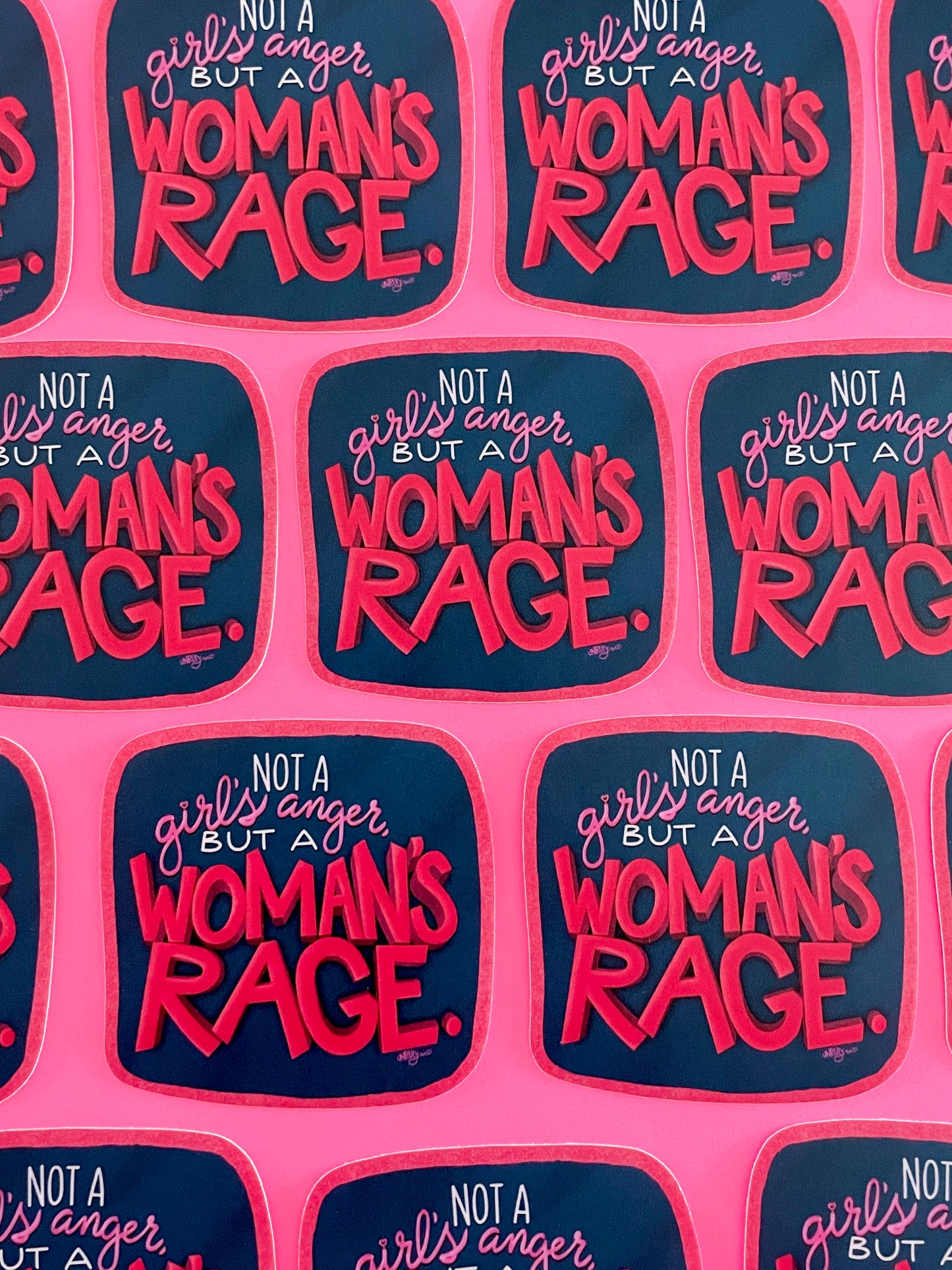 Not A Girl's Anger, But A Woman's Rage.