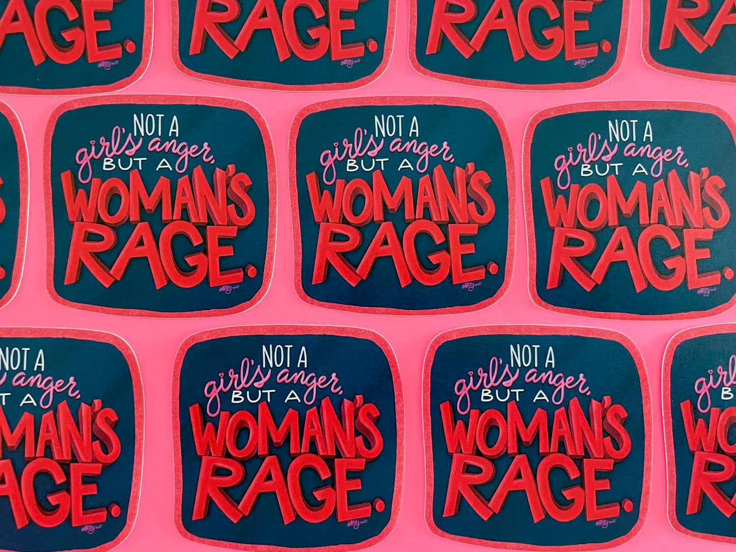 Not A Girl's Anger, But A Woman's Rage.