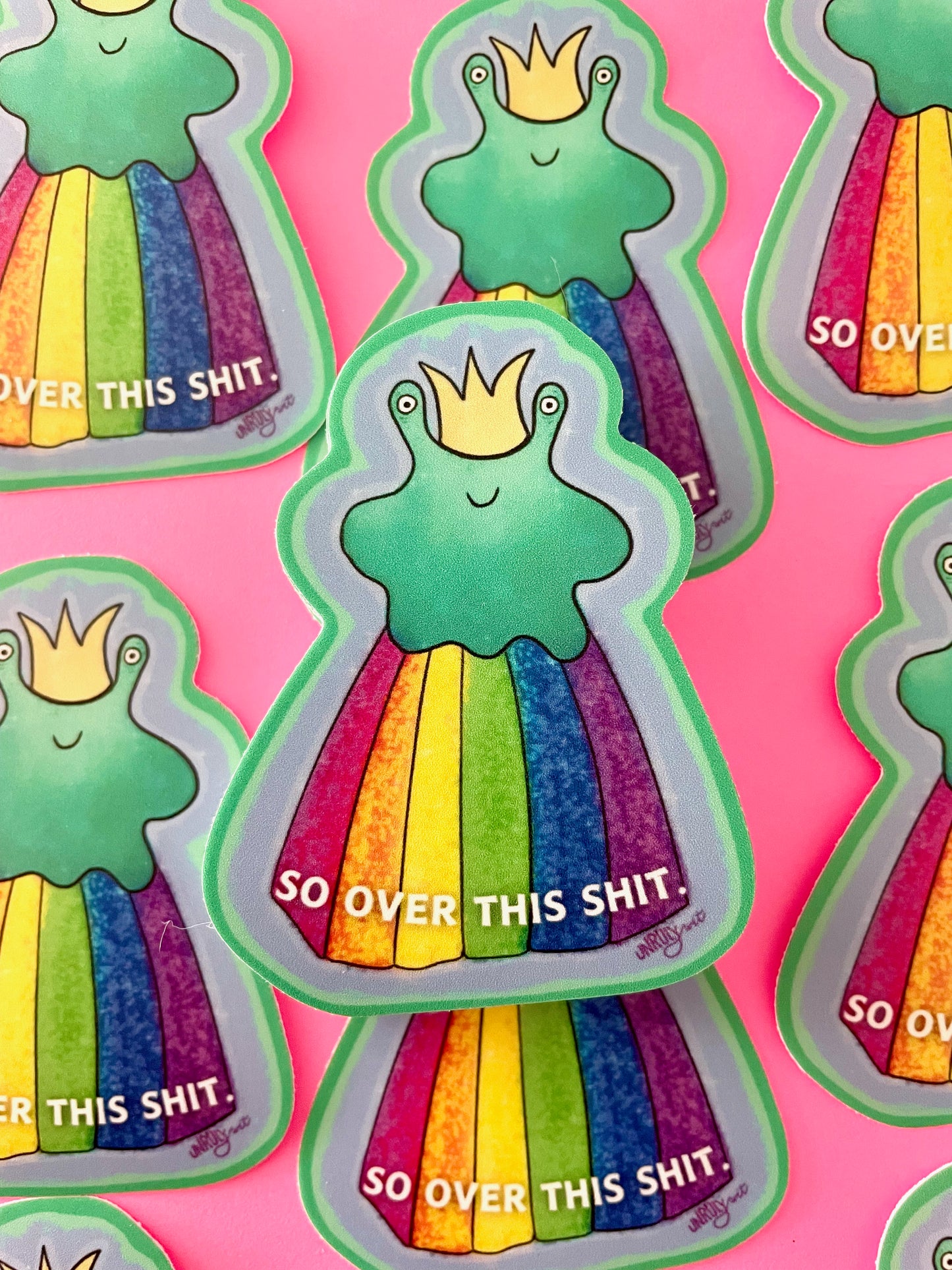 Rainbow Monster Sticker