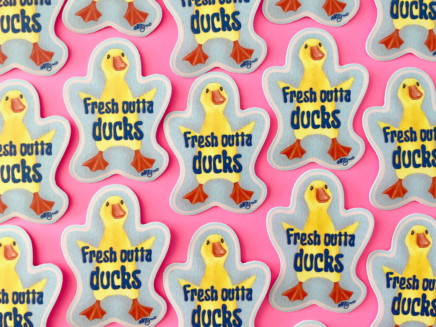 Fresh out of Ducks Vinyl Sticker