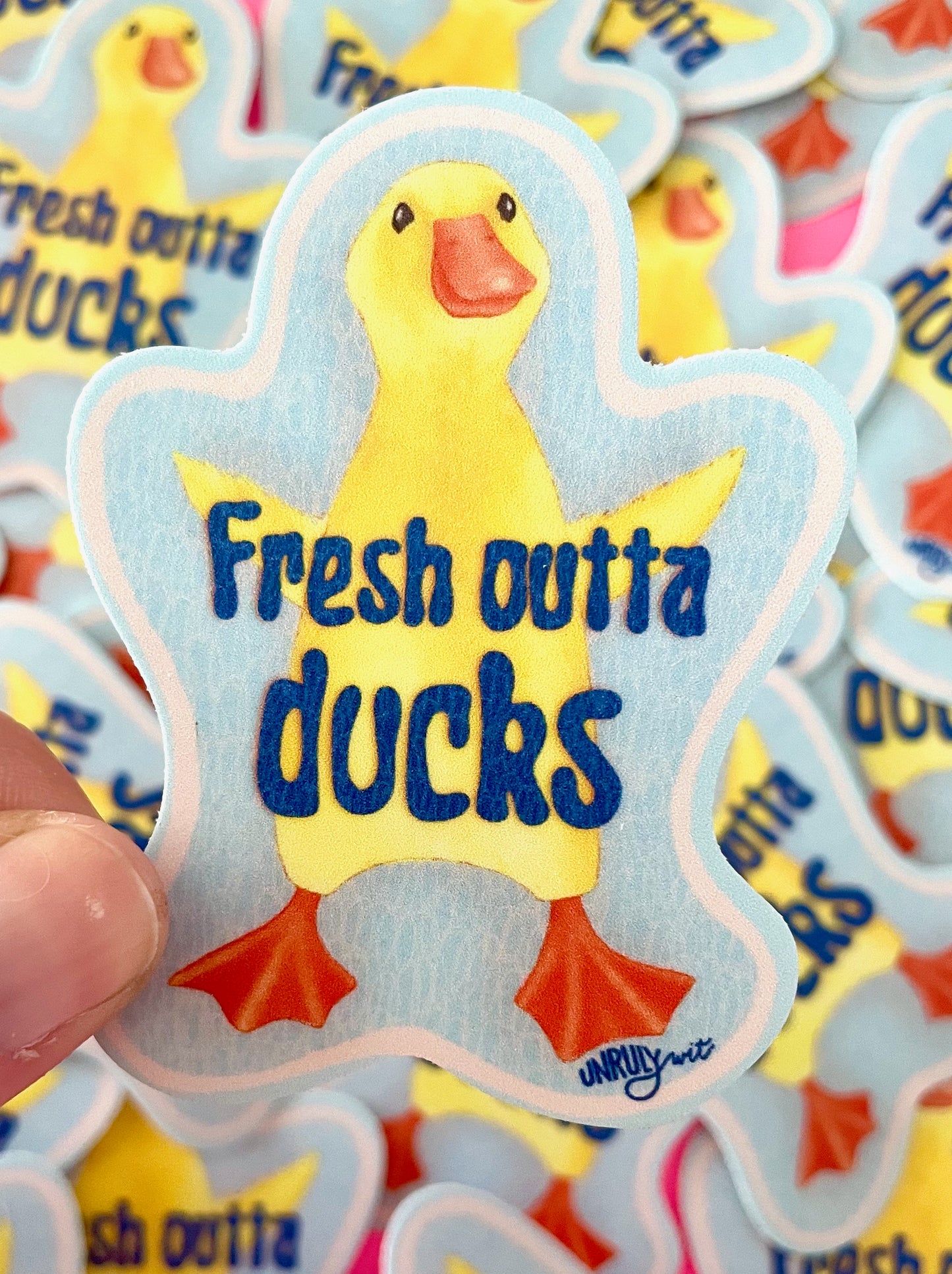 Fresh out of Ducks Vinyl Sticker