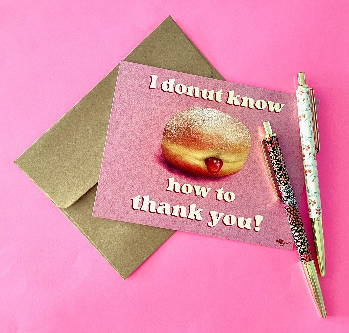 I Donut Know How to Thank You Greeting Card