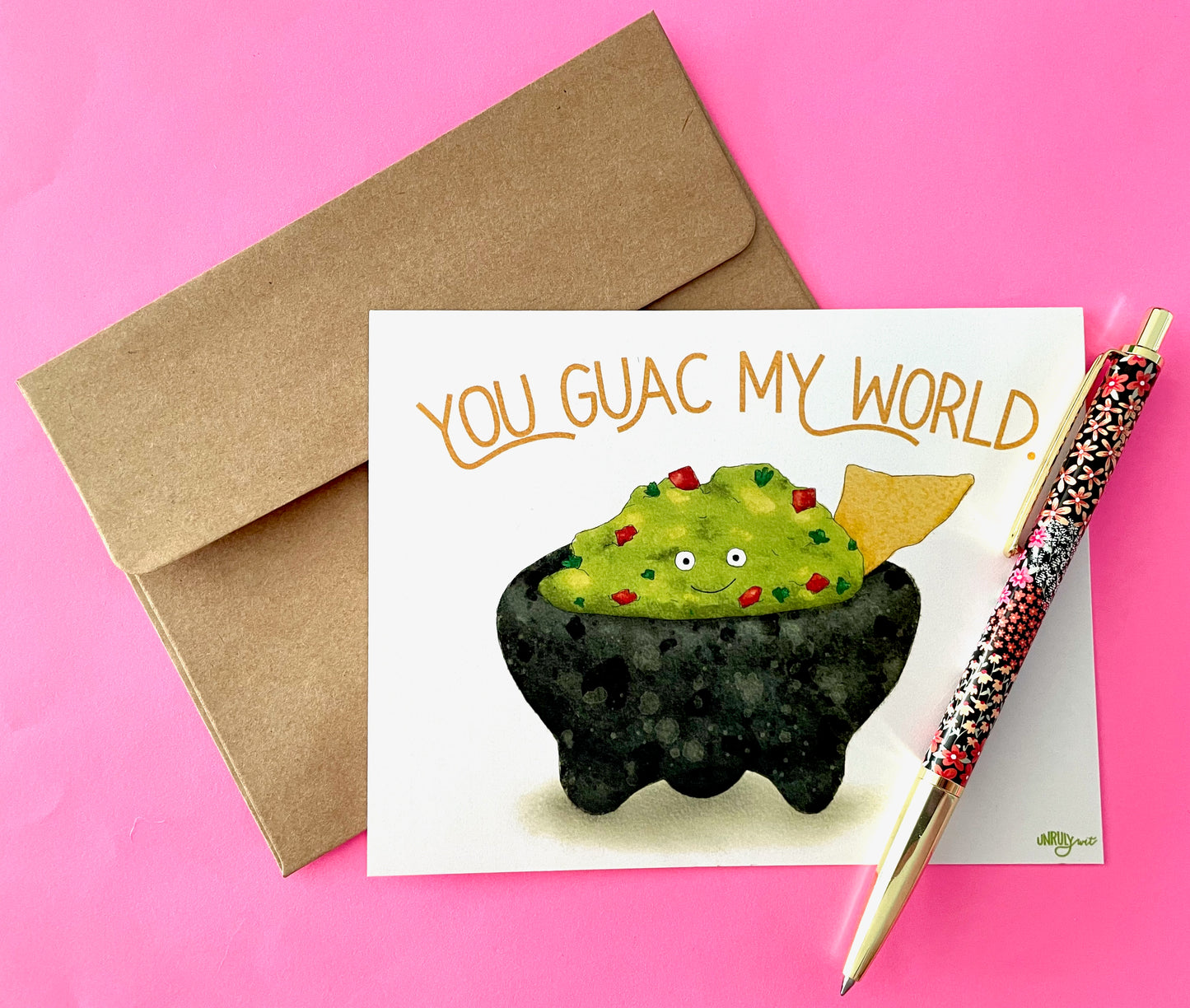 You Guac My World Card