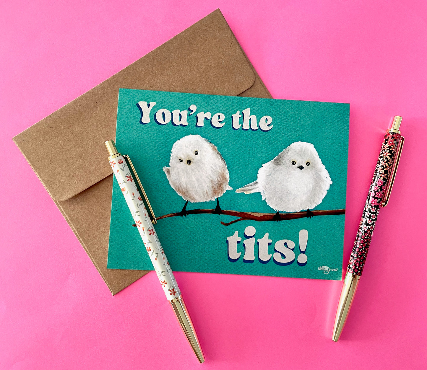 You're the Tits Blank Greeting Card