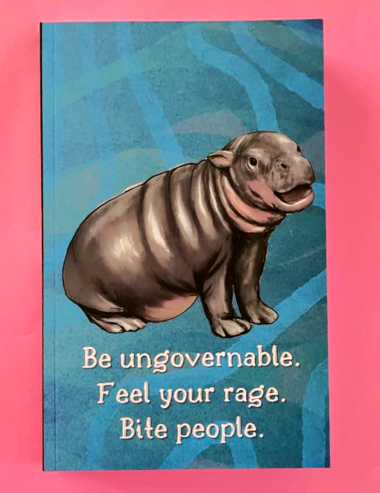 Be Ungovernable Moo Deng Large Notebook