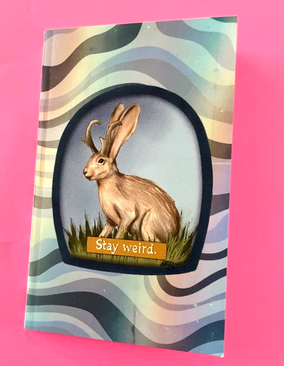 Stay Weird Jackalope Pocket Notebook