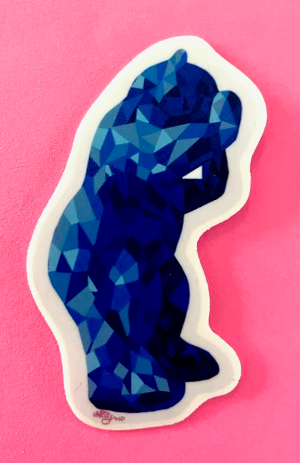 Blue Bear Denver Vinyl Sticker