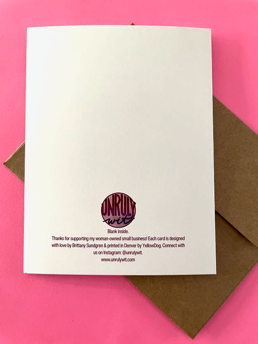 Nacho Average Birthday Card