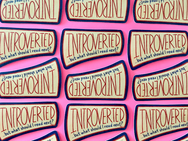 Introverted, But What Should I Read? Bookish Sticker