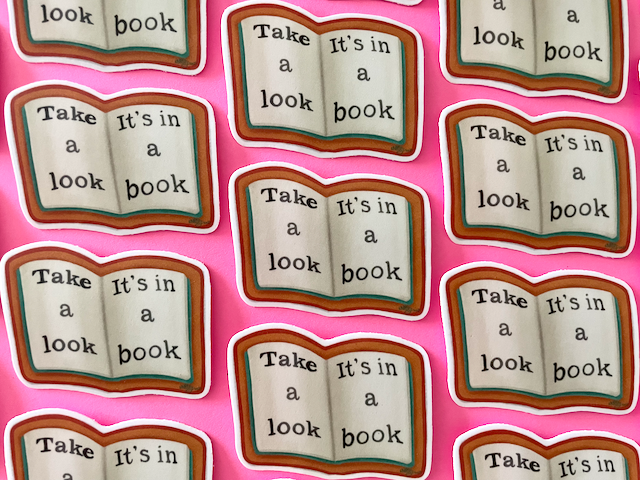 Take A Look - It's in A Book Sticker