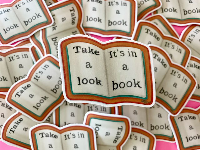 Take A Look - It's in A Book Sticker