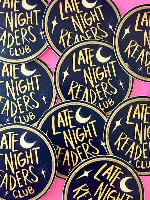 Late Night Readers Club Bookish Sticker