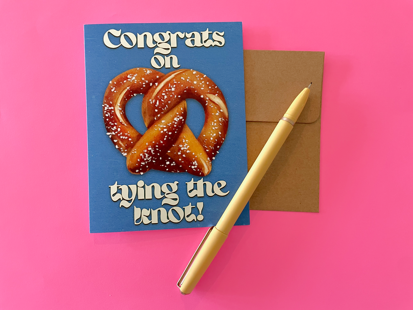 Congrats on Tying the Knot Greeting Card