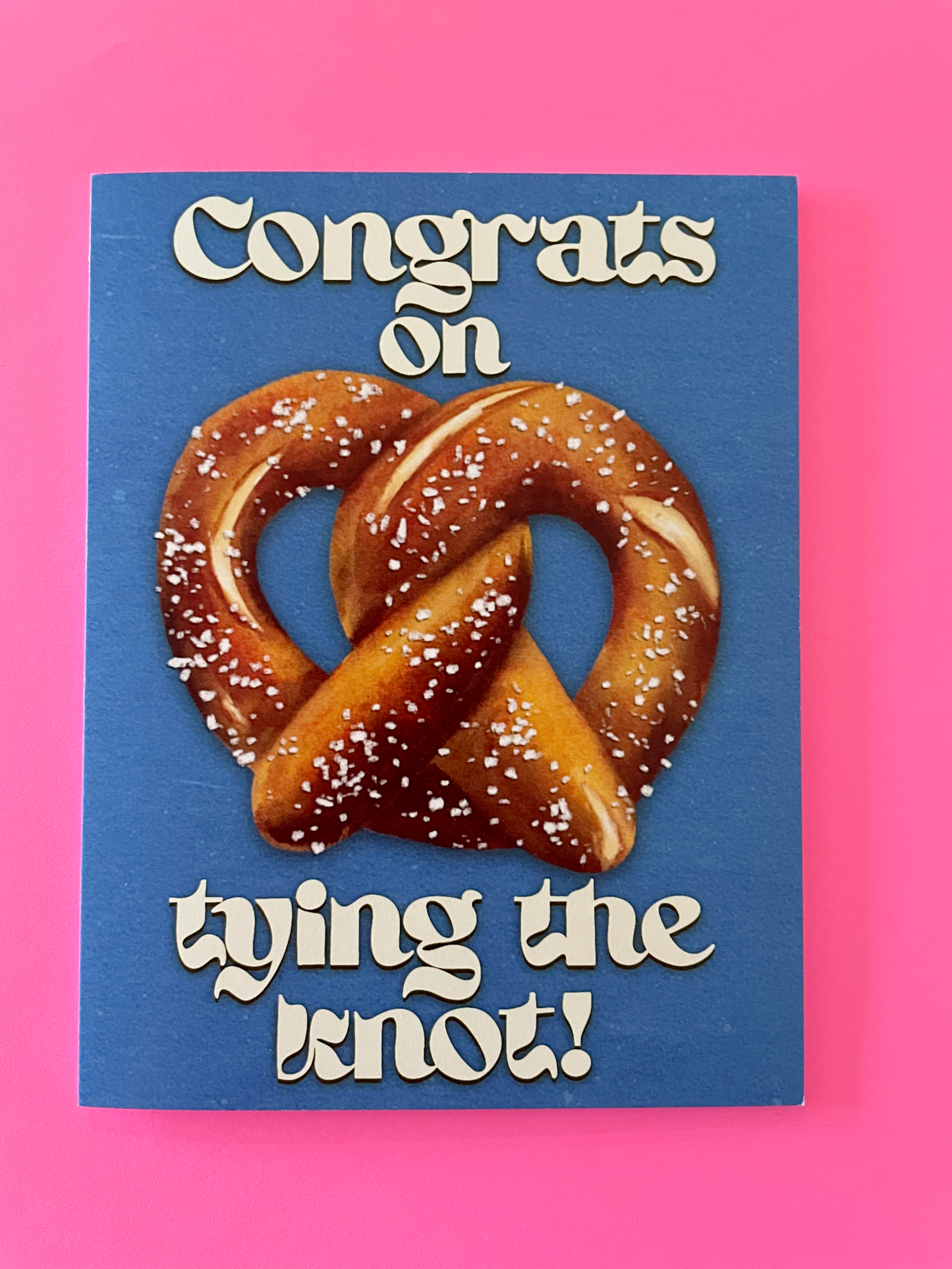 Congrats on Tying the Knot Greeting Card