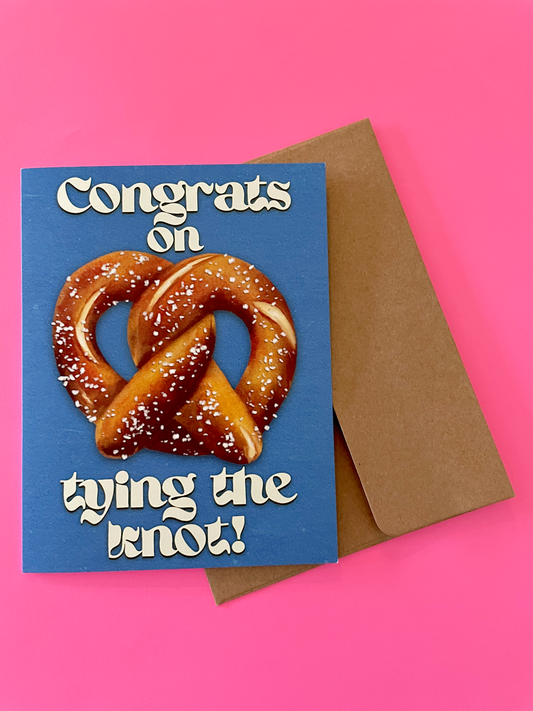 Congrats on Tying the Knot Greeting Card