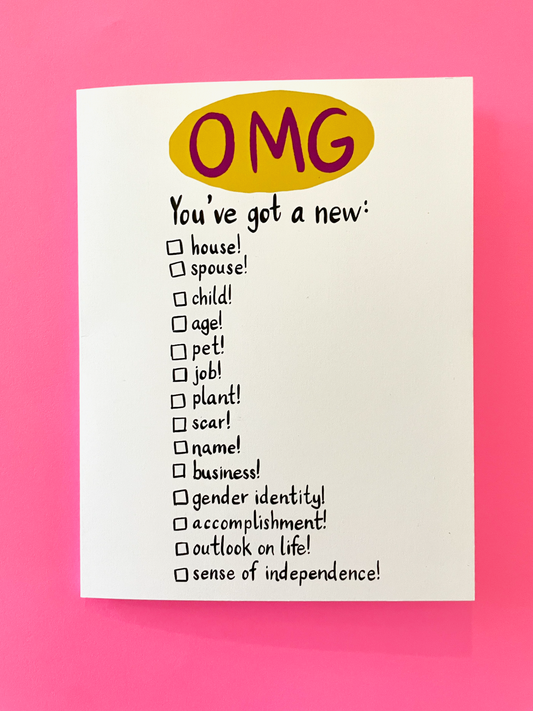 OMG All-Occasion Greeting Card