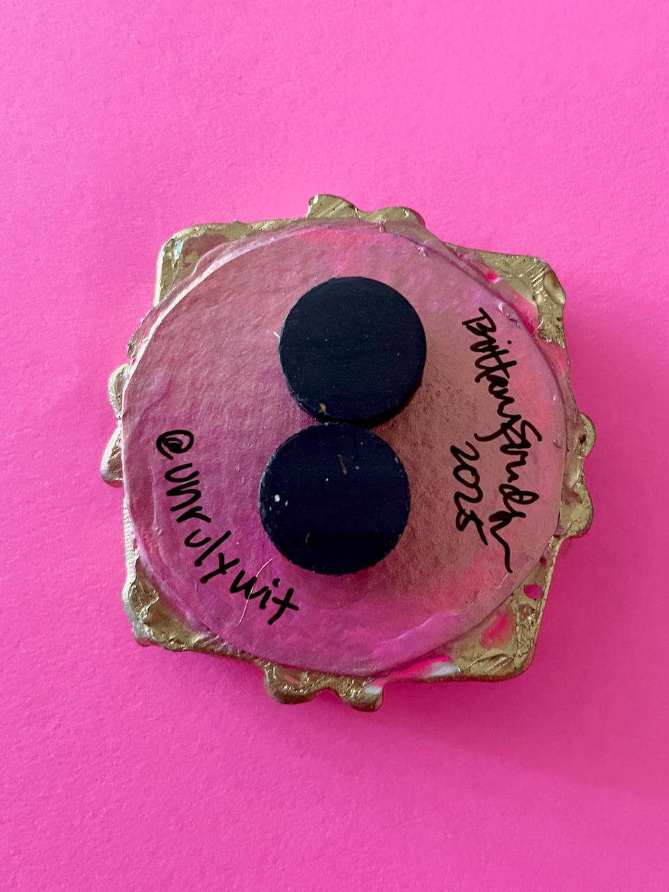 Fuck Off Original Painting Magnet