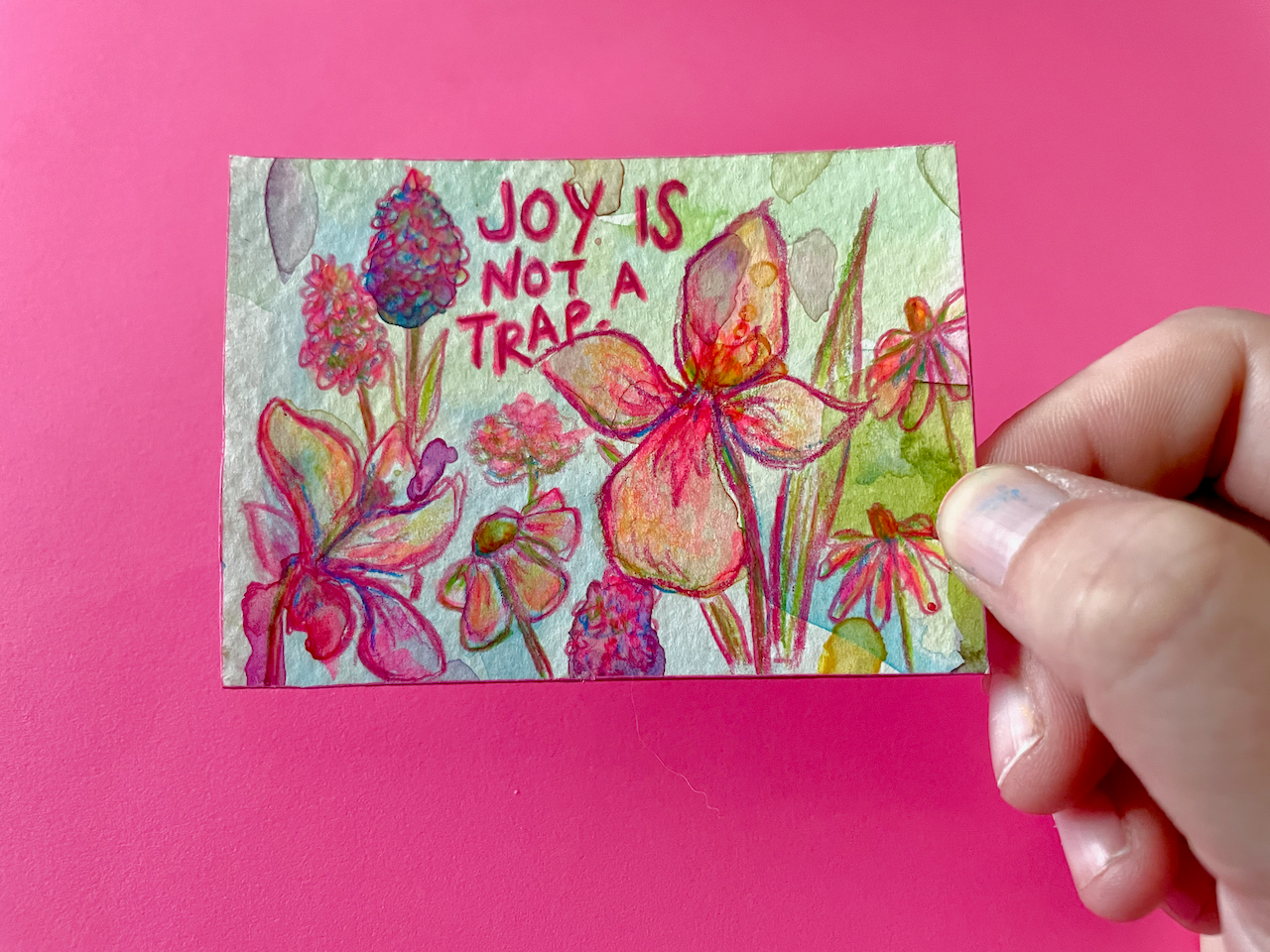 Joy Is Not A Trap Original Painting