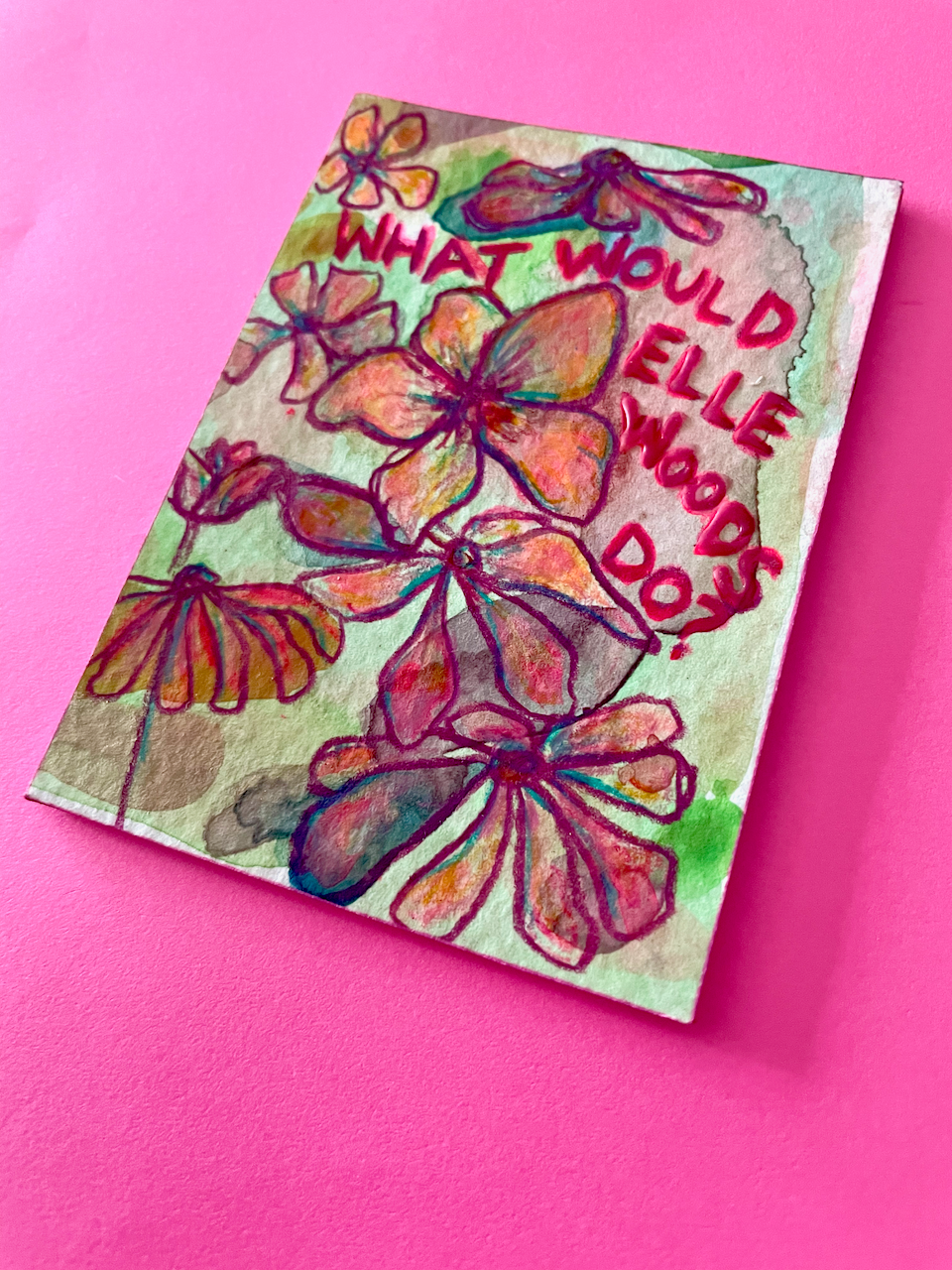 What Would Elle Woods Do? Original Painting