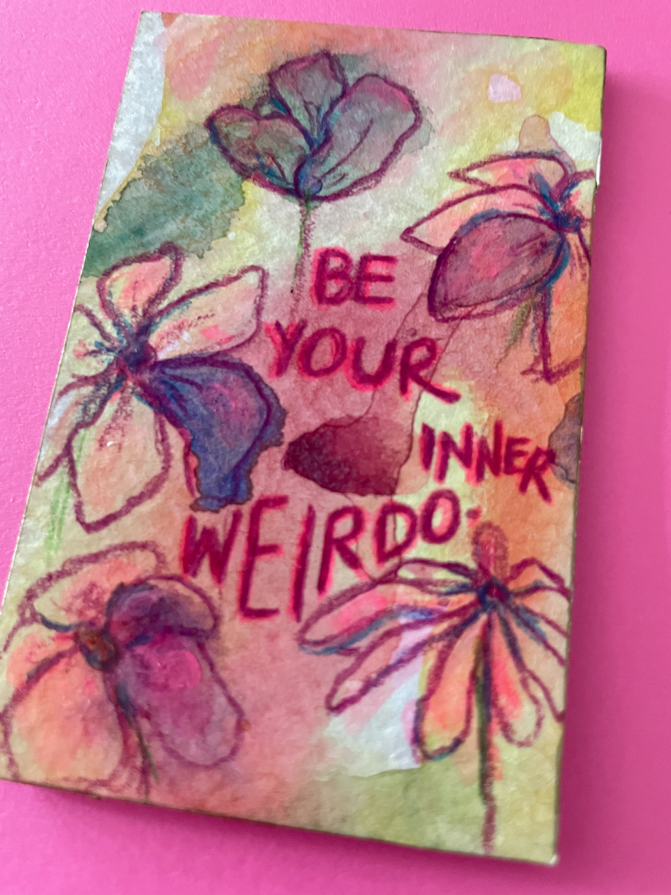 Be Your Inner Weirdo Original Painting