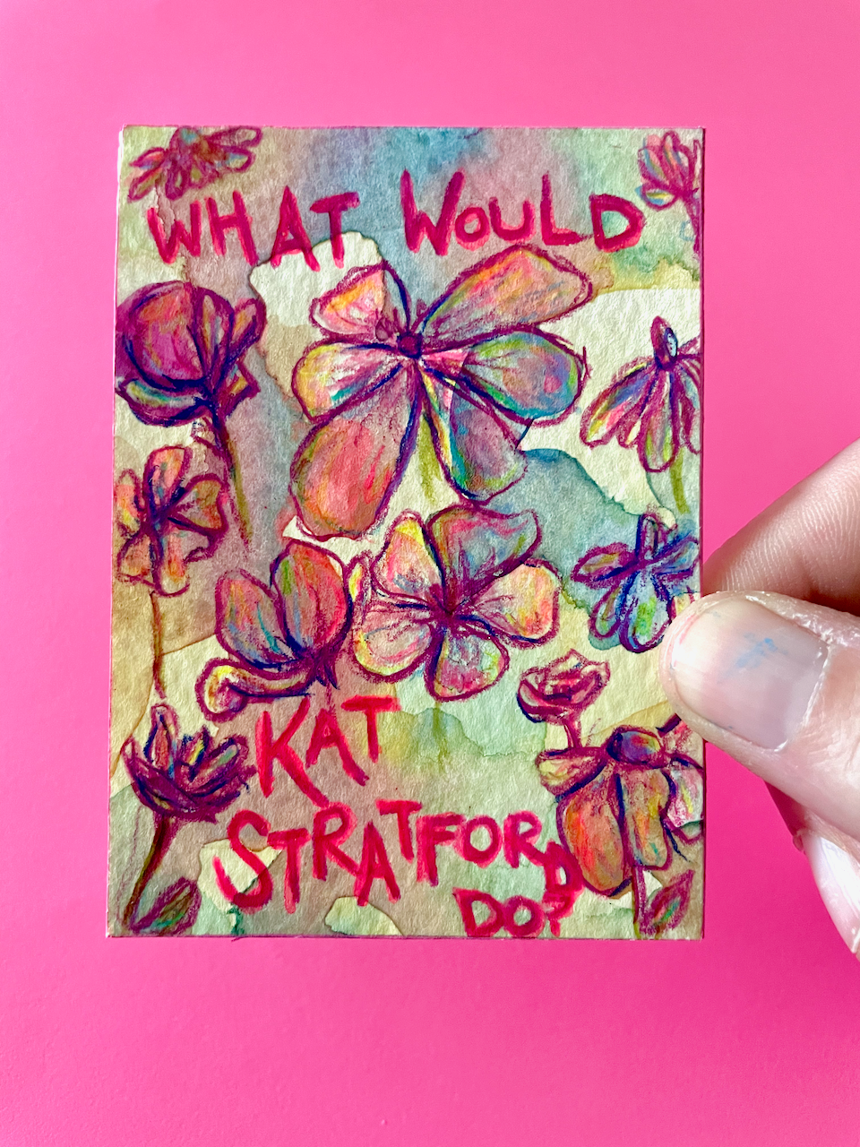 What Would Kat Stratford Do? Original Painting
