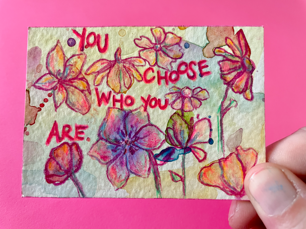 You Choose Who You Are Original Painting