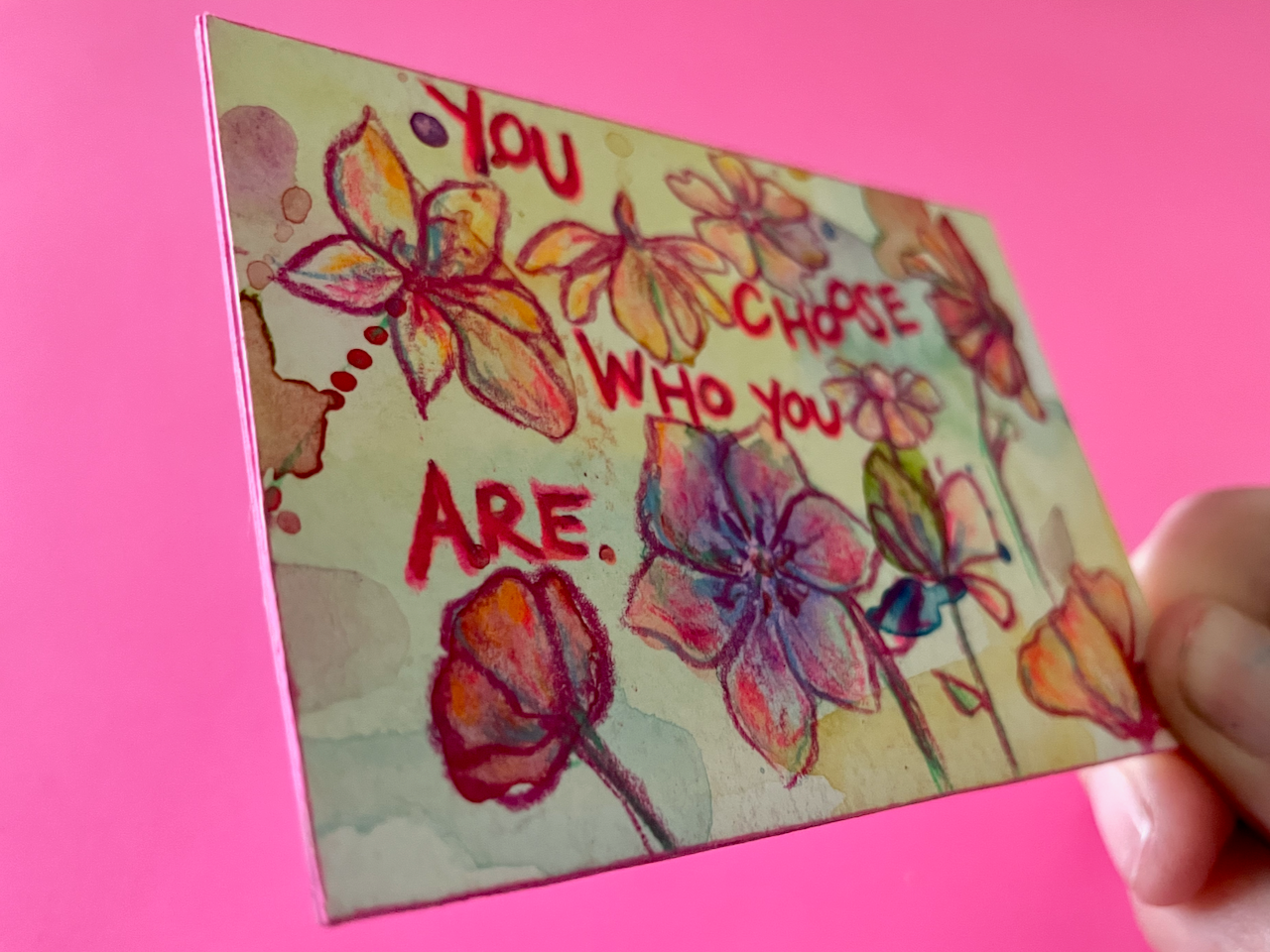 You Choose Who You Are Original Painting