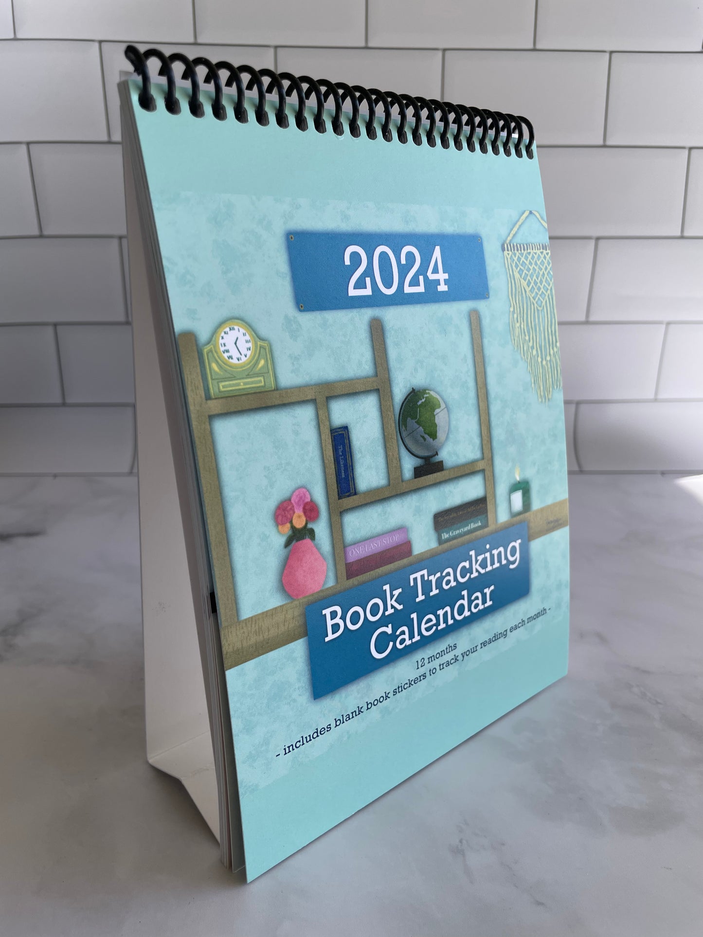 2024 Book Tracking Desktop Calendar