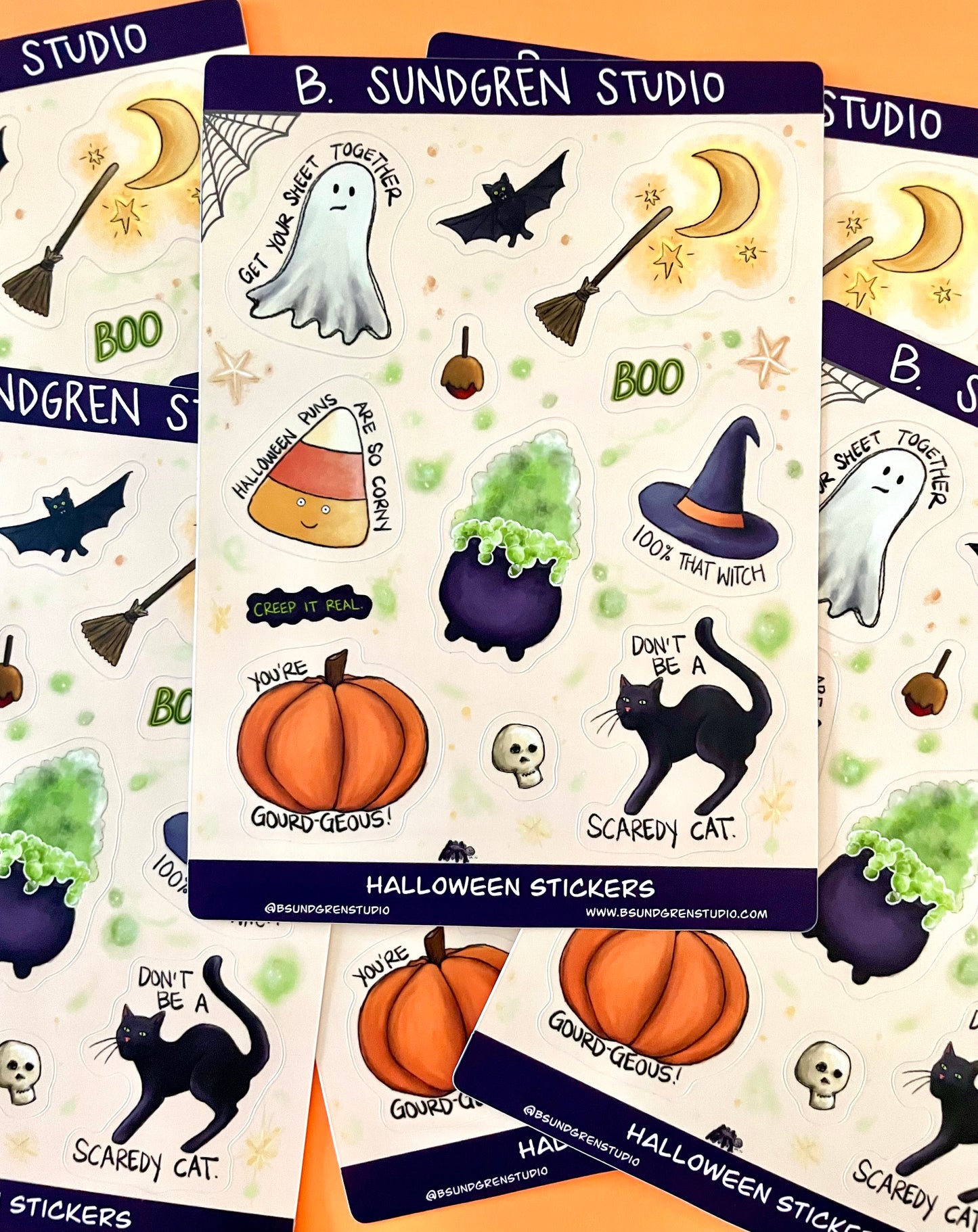 Halloween Sticker Sheet