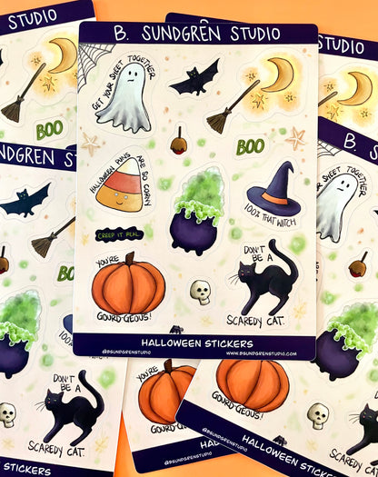 Halloween Sticker Sheet