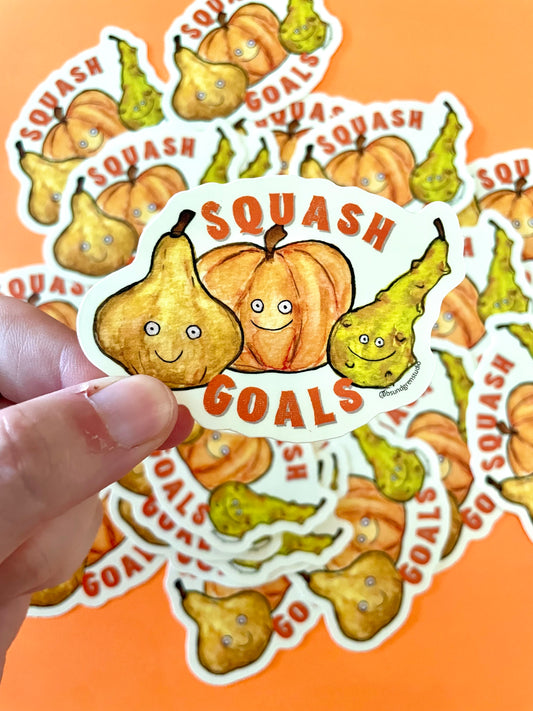 Squash Goals Sticker